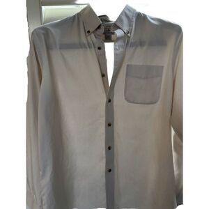 LL Bean  Large Button Down Long Sleeve Shirt Tan Regular Traditional Fit Khaki‎